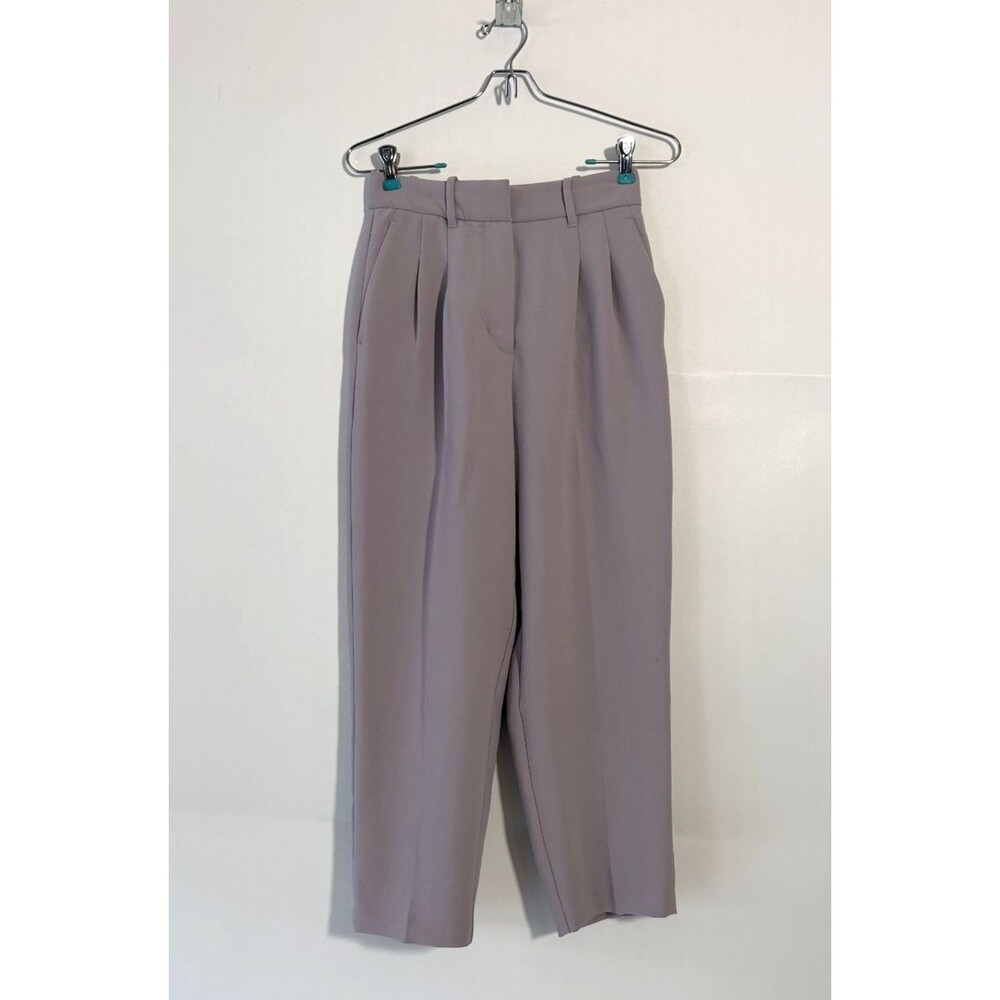 Wilfred The Effortless Pants Women's Size 0 High Rise Crepe Straight Leg Trouser